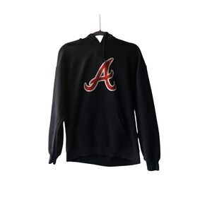 Gildan Heavy Blend‎ Hoodie Large Navy Glitter "A" Logo